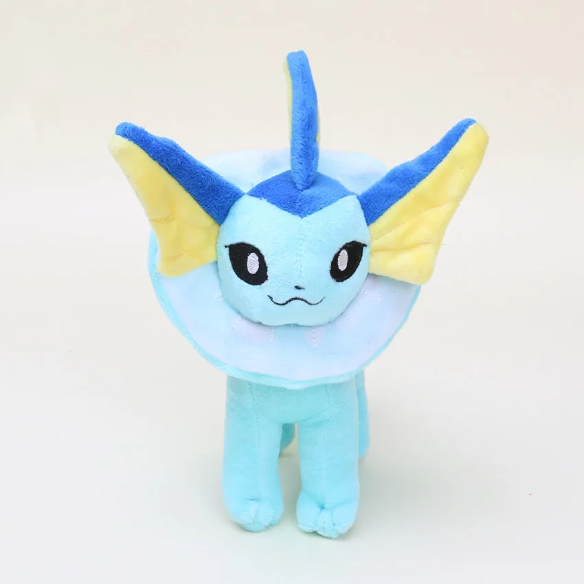 16-23 см карманная плюшевая кукла Eevee Espeon Jolteon Umbreon Vaporeon Flareon Glaceon Leafeon Плюшевые игрушки куклы - Цвет: 23cm dark blue