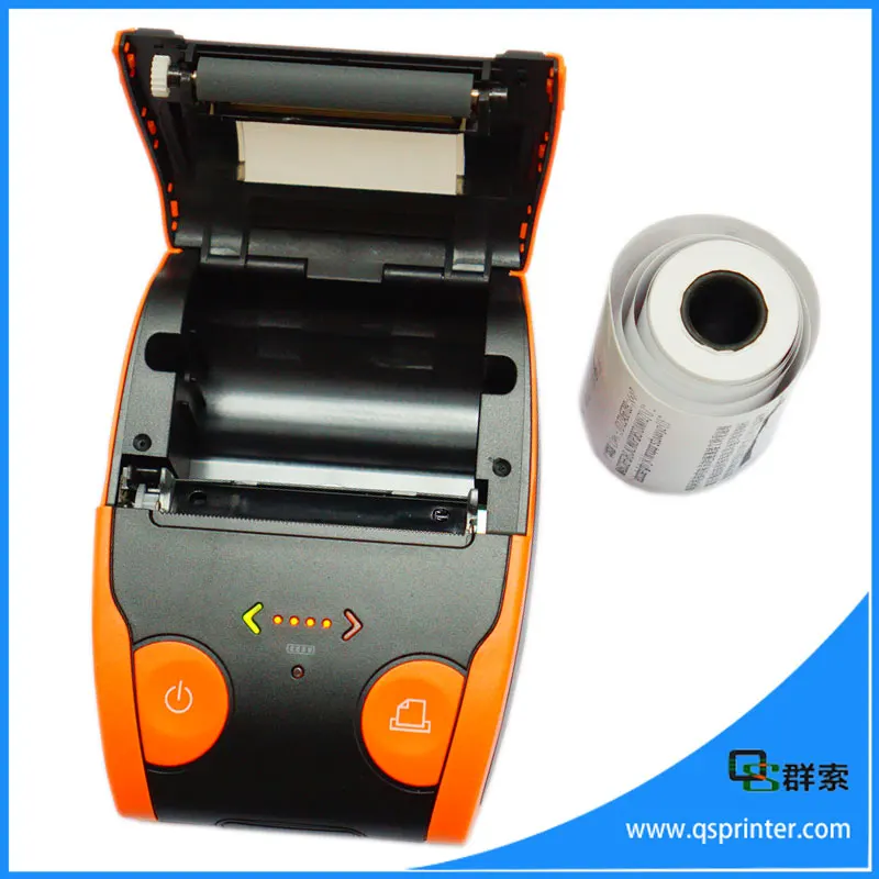 QS-5806 Портативный 2 дюймов принтер для чеков принтер для этикеток с Bluetooth машина
