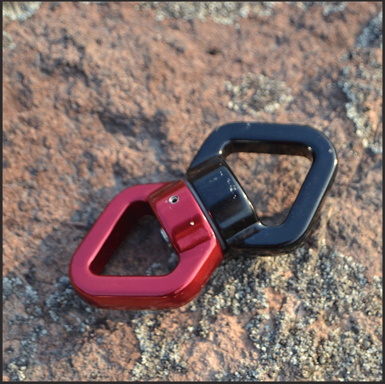 XINDA 30KN Safety Rappel Device Rotator Rope Swivel Connector Outdoor Rock Climbing Carabiner Abseiling Downhill Climb Equipment XINDA 30KN Safety Rappel Device Rotator Rope Swivel Connector Outdoor Rock Climbing Carabiner Abseiling Downhill Climb Equipment