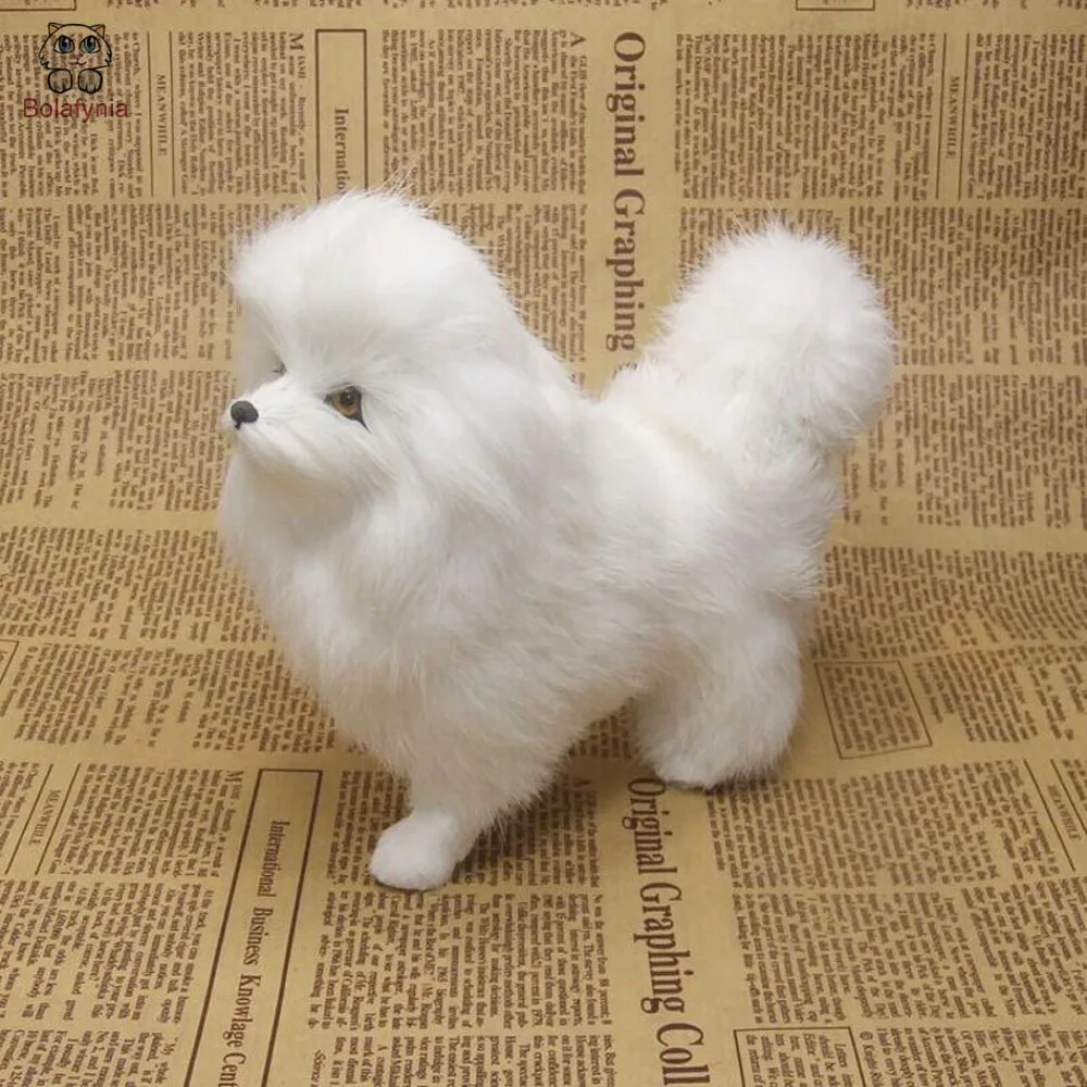 Bolafynia шпиц украшение дома игрушки Моделирование игрушки животных украшением для детей подарок