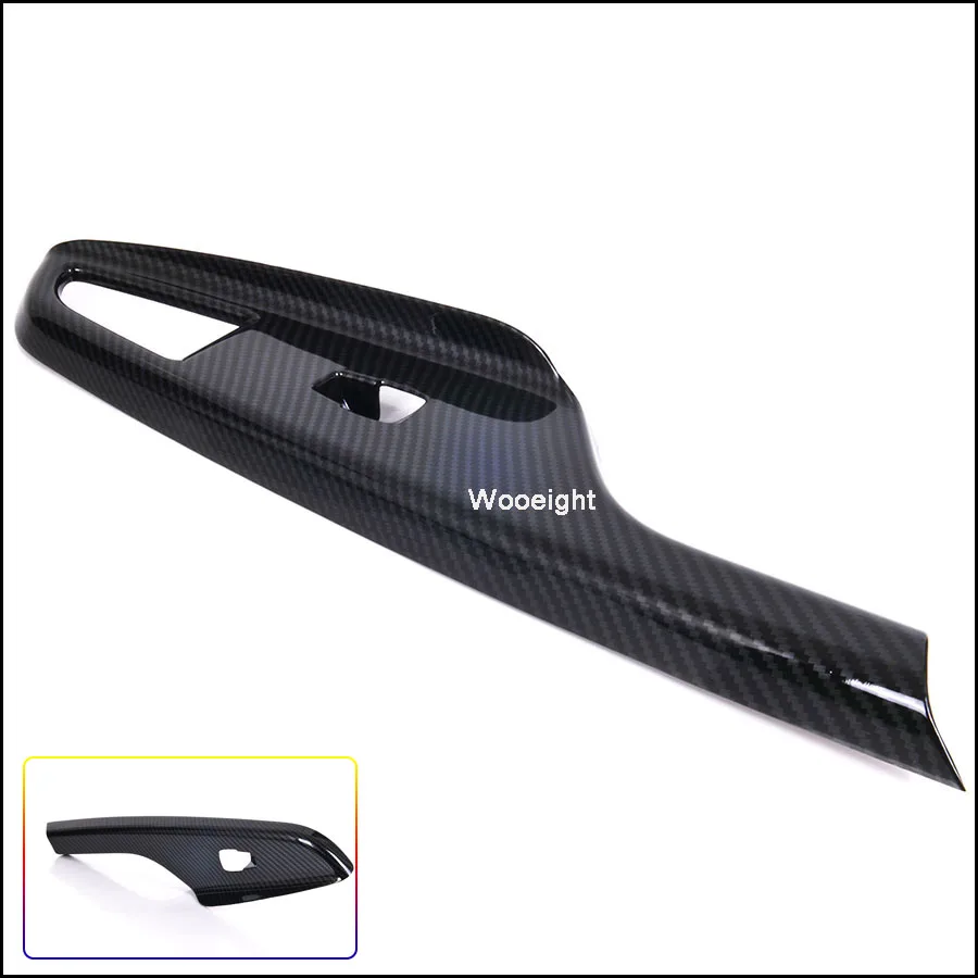 4Pcs Car Electric Carbon Fiber Window Switch Door Panel Handle Armrest Button Cover Trim For Hyundai Encino Kauai Kona 2018 SUV (5)