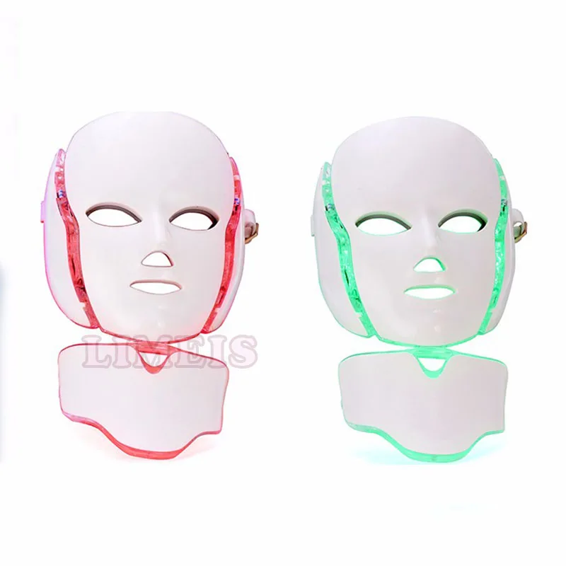 Маска для лица и шеи светодиодная 7 цветов|mask mask|mask ledmask color |