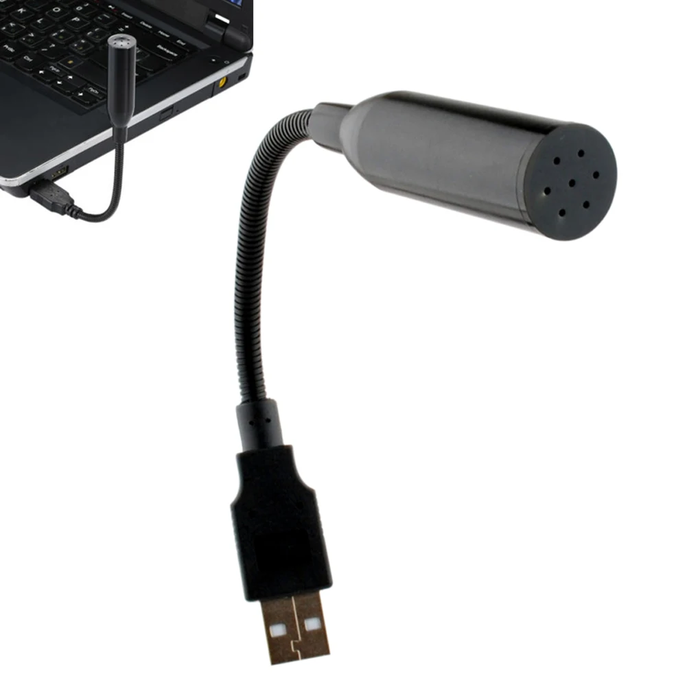 Новый популярный мини USB-микрофон гибкий аудиомикрофон с гусиной шеей для