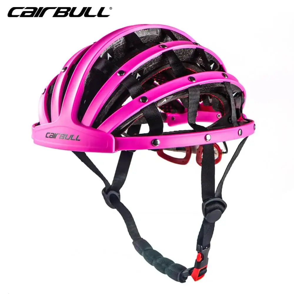 Best CAIRBULL Cycling Safety Folding Helmets Chute Board Cartoon Helmets Ultralight EPS+PC Road Bike Helmets Riding Head Protection