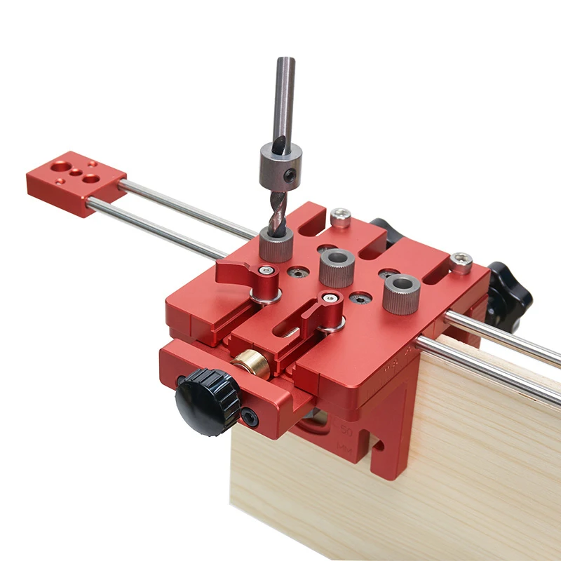 

3 in 1 Woodworking Drilling Locater Positioner Aluminium Alloy Durable Tools Dropshipping