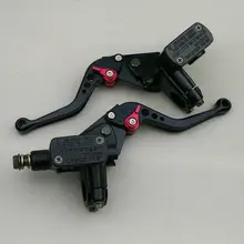 7 Color CNC universal motorcycle brake master cylinder fluid reservoir ebike brake clutch levers automatic power