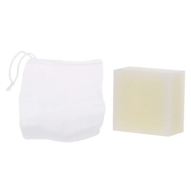 100g Sea Salt Whitening Soap Cleaner Removal Pimple Pore Acne Treatment Goat Milk Moisturizing Face Wash Soap Skin Care