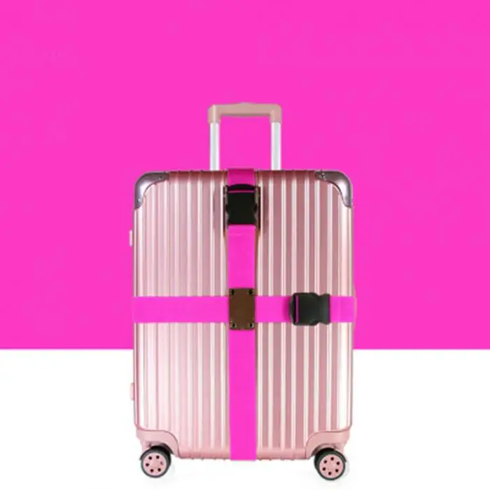Горячее предложение Многофункциональный Крест багажный ремень Регулируемый полипропиленовый чемодан ремни для путешествий XH8Z