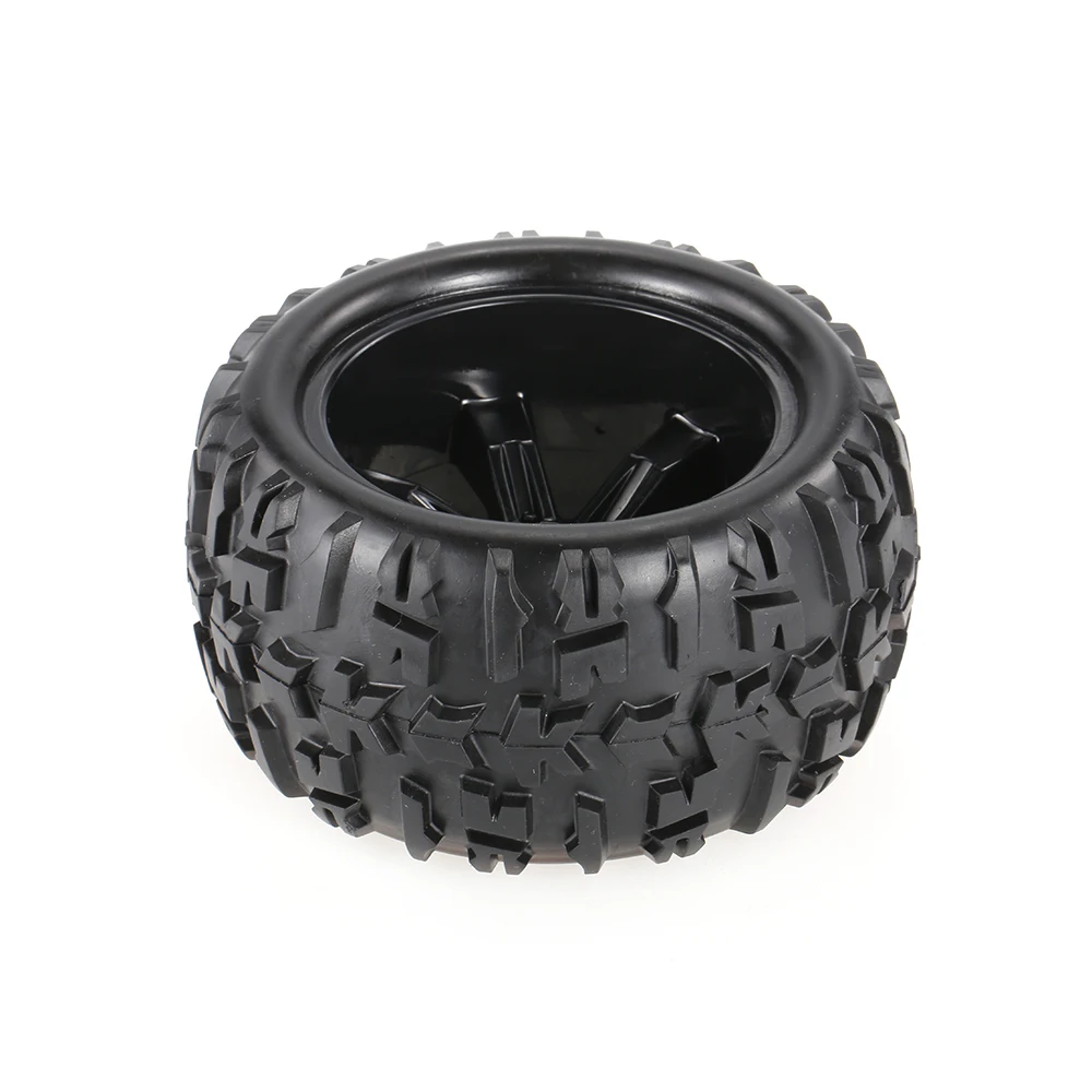 2pcs 3.6 Inch 150mm Rubber RC Tires 18 RC Car Wheel Rim & Tire Wheel for 18 Traxxas HSP HPI E-MAXX Savage Flux ZD Racing Car (10)