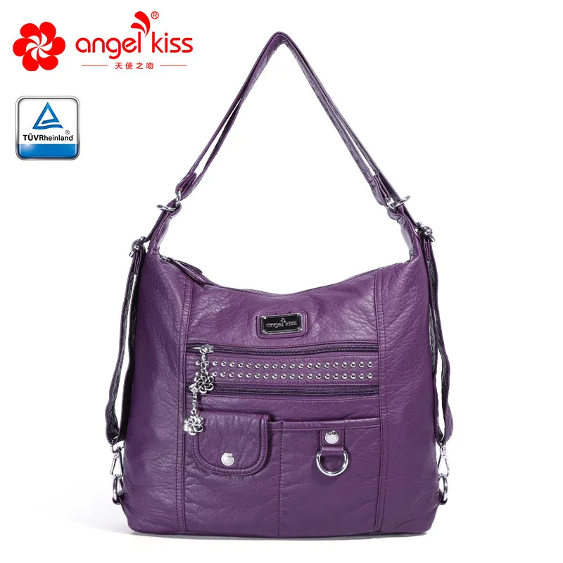 

Angelkiss Women's PU Leather Handbag Ladies bags Large Leather Designer Big Tote Bags for Women summer Shoulder Bag Handbag