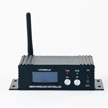 DMX512 беспроводной передатчик приемник 2 в 1 2,4 ГГц XLR DMX DJ повторитель светодиодный контроллер освещения сцены ЖК-дисплей