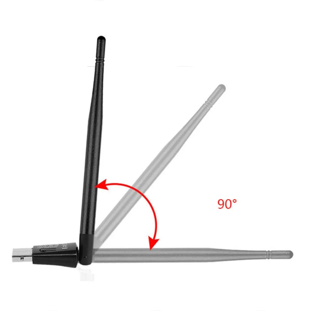 Buyincoins MTK7601 150 Мбит/с USB беспроводной LAN адаптер 2 4 WiFi сетевой с антенной 802 11