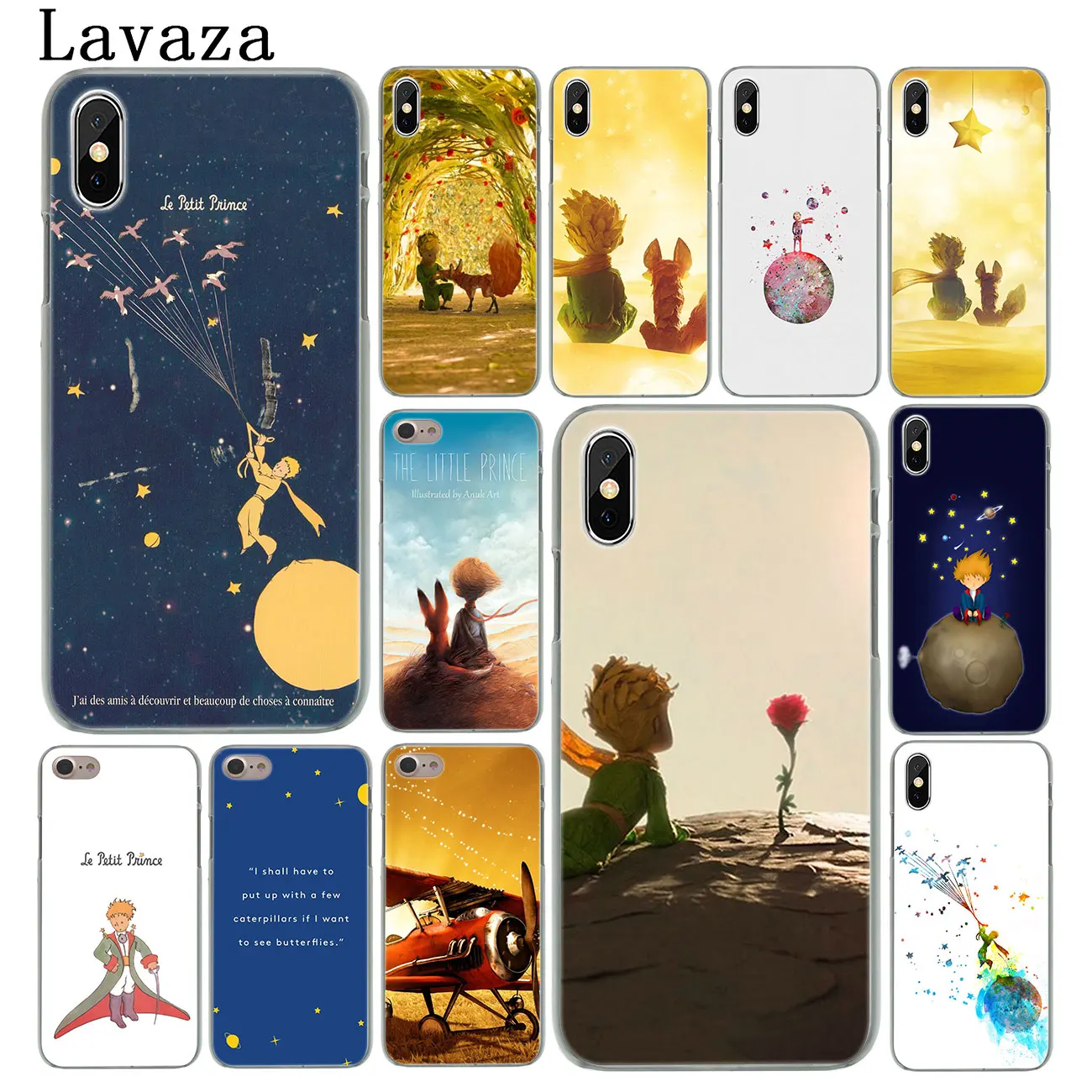 Твердый чехол для телефона Lavaza The Little Prince Rose fox iPhone XR X XS 11 Pro Max 10 7 8 6 6S 5 5S SE 4S