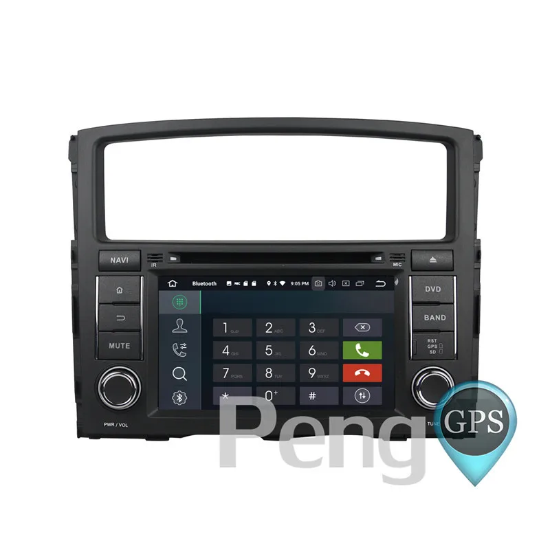 Best 4G+32G Octa Core 2 Din Stereo Android 8.0 Car Radio for Mitsubishi PAJERO V97V93 2006-2012 GPS Navigation CD DVD Player 6