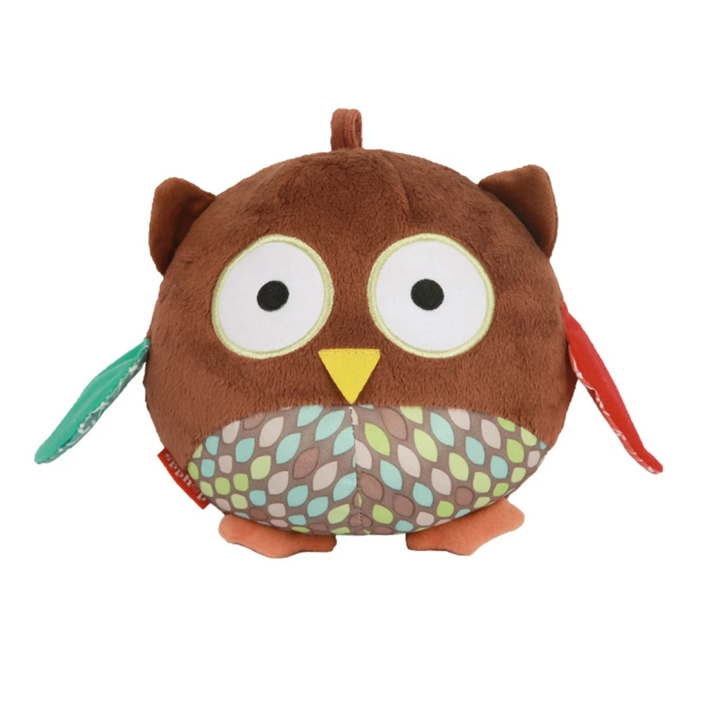 

Born Baby Toy Owl Shape Design Comforting Appease Doll With BB Rattles Soft Plush Doll Educational Toys 2018 New