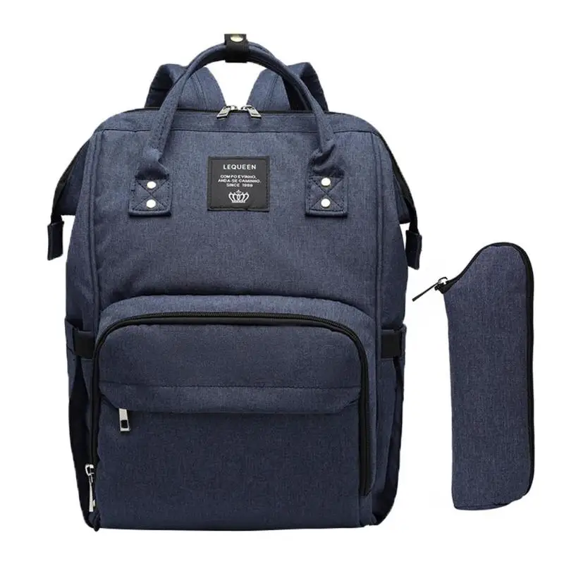 LEQUEEN Мода большой емкости Мумия сумка для подгузников водонепроницаемый большой USB порт рюкзаки для беременных уход за ребенком подгузник