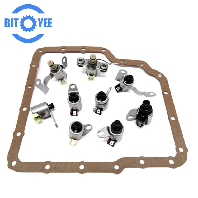 

JF506E 09A RE5F01A Transmission Shift Solenoids & Gasket For VW Jaguar Land Rover Freelander Tiptronic