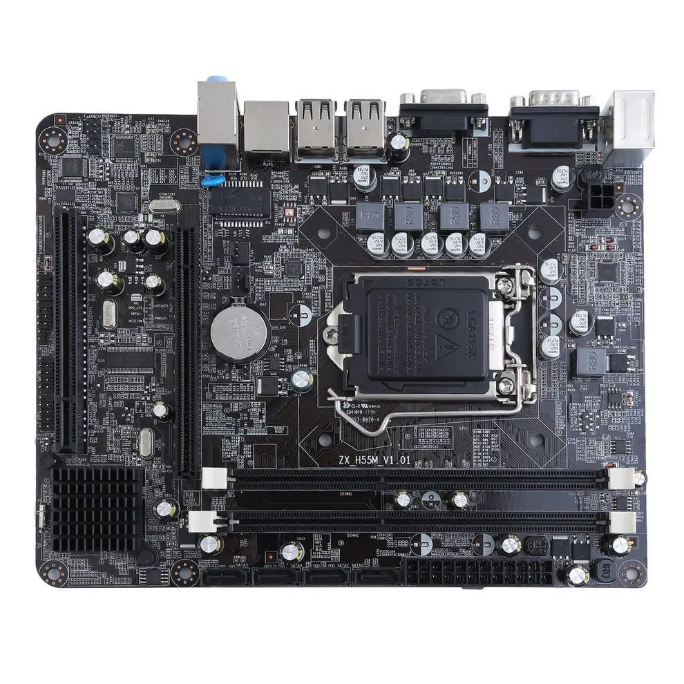 

Professional Motherboard for H55 LGA 1156 2*DDR3 RAM 8G Board Desktop Computer Motherboard 2 Channel Mainboard
