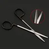 12.5 15 16 18cm black handle round head scissors fine blunt straight straight scissors 4