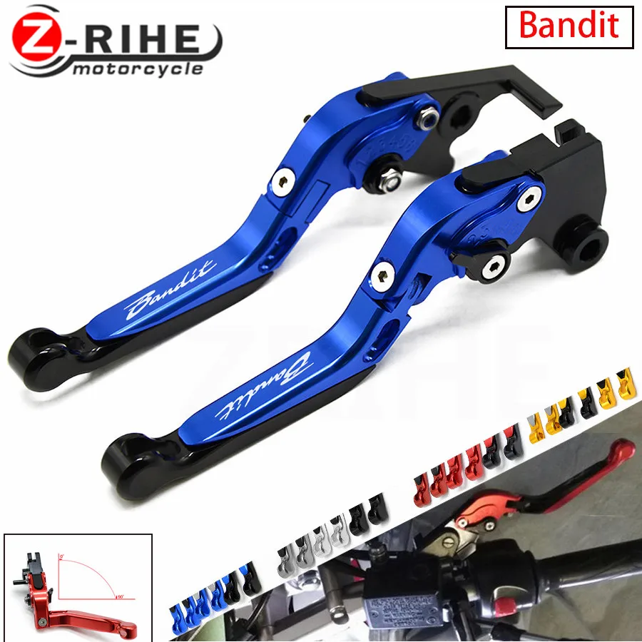 Motorcycle Accessories CNC Aluminum Folding Extendable Brake Clutch Levers For suzuki GSF1250 BANDIT 07-15 GSF1200 01-06 | Автомобили и