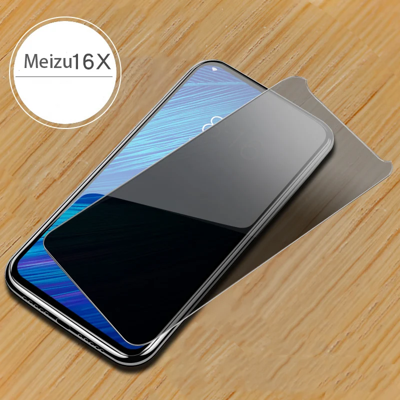 Микроданные для Meizu 16 16S 16X 9H анти шпионское закаленное стекло антибликовое