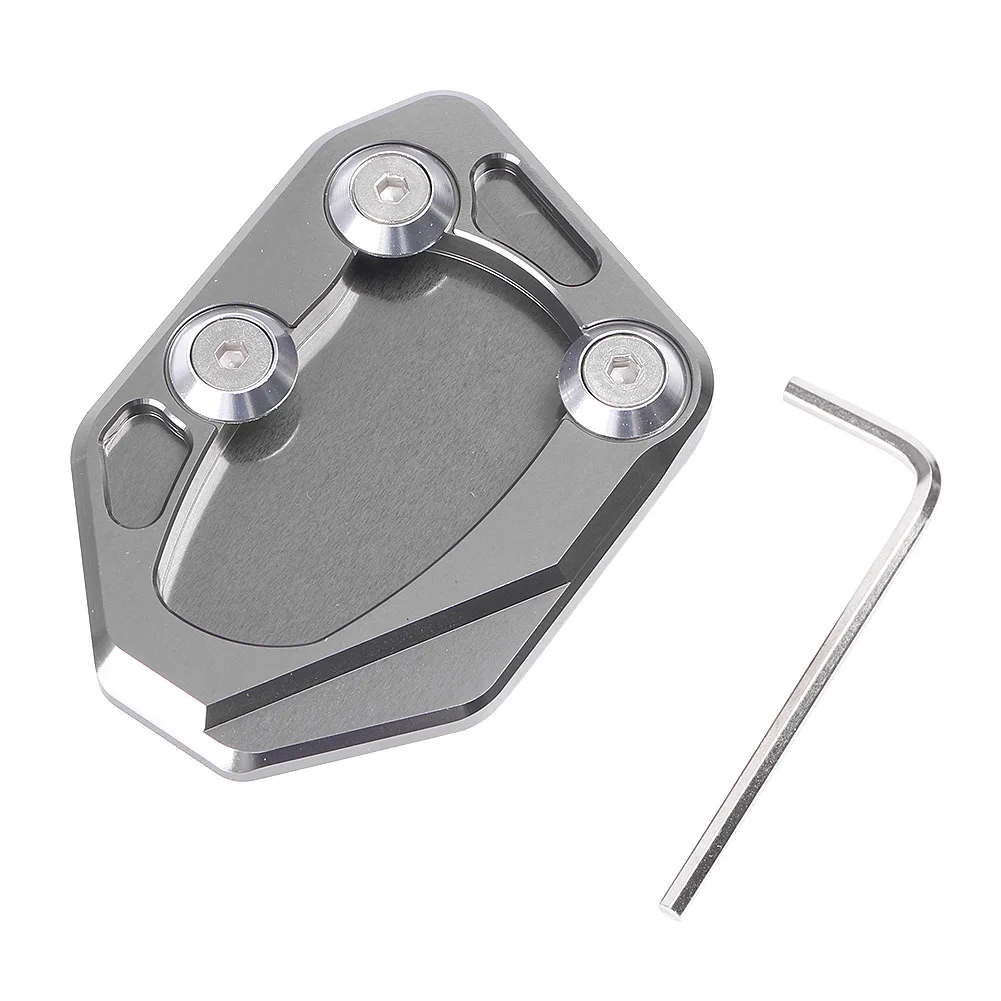 CNC Motorcycle Side Stand Kickstand Enlarge Plate Pad Base for LIFAN KPR150 KPR 150 Aluminum Alloy Motorbike Spare Parts Accessories