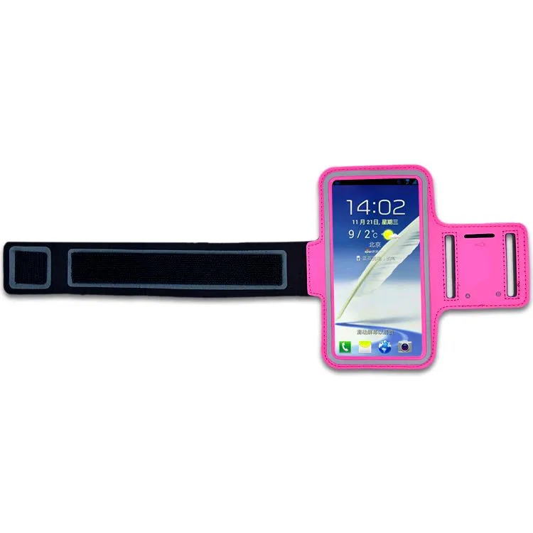 Регулируемая Бег Спорт Тренажерный зал повязки сумка для Ipod Touch 5 Водонепроницаемый Бег повязку мобильного телефона кожух ремня розовый подарок