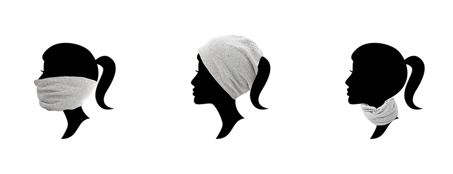 Модная Шапка-бини для женщин и мужчин, осенне-зимний шарф из полиэстера, шарф-снуд для шеи, теплая маска для лица в стиле хип-хоп, конский хвост, шапки для женщин