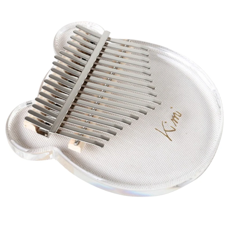 

Crystal Transparent Kalimba Instrument Thumb Piano Kalimba Finger Piano With Tuner Hammer Gig Bag Kimi Calimba Musical Instrum