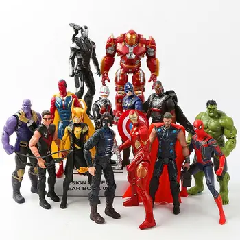 

Action Avengers Endgame Figure Toys Collectables Set Marvel Hero THANOS HULK IRON-MAN CAPTAIN AMERICA Avengers Toy Gift for Fans