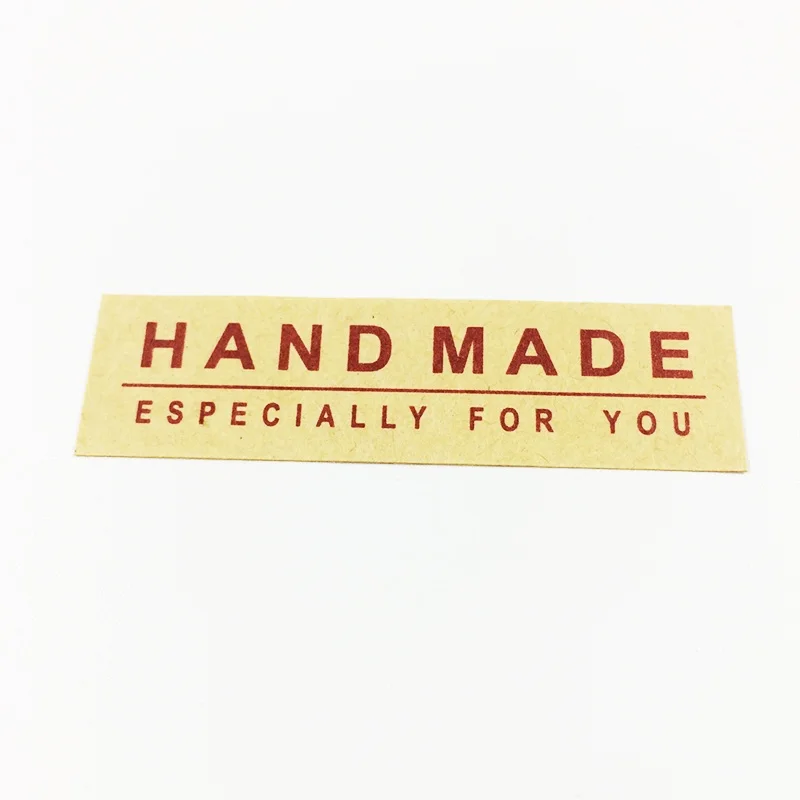 

160 Pcs/lot Red HAND MADE ESPECIALLY FOR YOU Seal Stickers Kraft Paper Label Sticker DIY Gift Decoration Stickers Scrapbooking