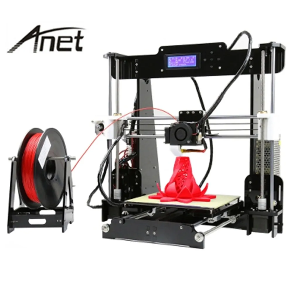 

Original Anet A8 Auto level Normal 3D Printer 0.4mm Nozzle Reprap i3 Aluminium Alloy Hotbed Pritner DIY Kit 220 x 220 x 240mm