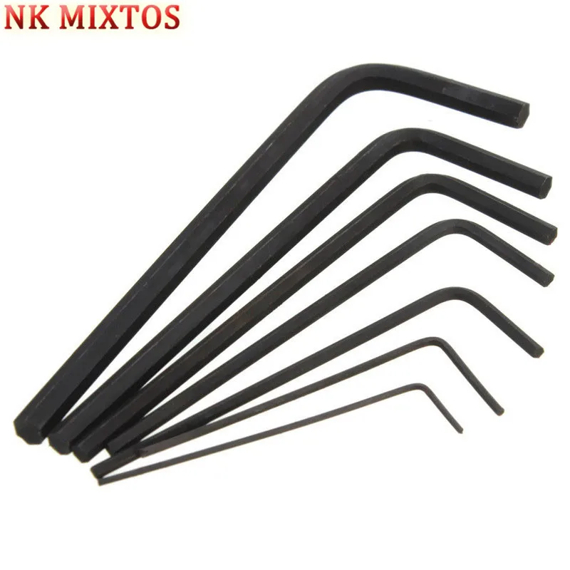 

NK MIXTOS 7pcs/lot 0.7mm-3mm Mini Micro Hexagon Allen Key Set Wrench Screwdriver Hand Tool Kit