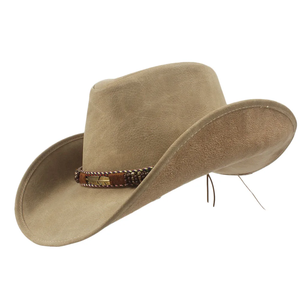 leather cowboy hats for women