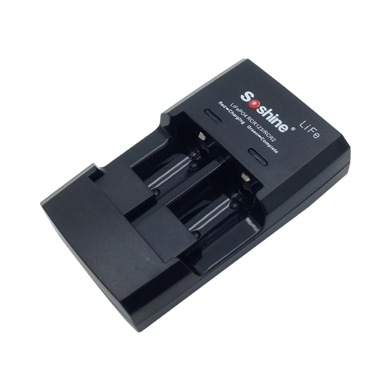 2pcs Soshine 16340 RCR123 LiFePO4 battery 3V 600mAh Rechargeable protected batteries with Soshine CR2 CR123 LiFe 3.0v charger 2pcs Soshine 16340 RCR123 LiFePO4 battery 3V 600mAh Rechargeable protected batteries with Soshine CR2 CR123 LiFe 3.0v charger
