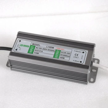 

PHISCALE 1piece 100W Waterproof Integrated LED Driver Power Supply Constant Current AC100-260V 3000mA for 100W LED Bulb