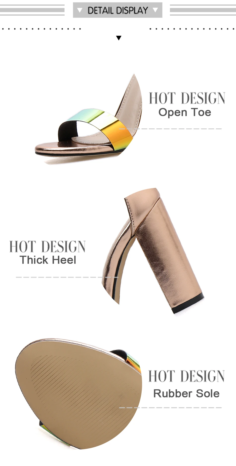 open toe shoes