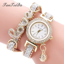 FanTeeDa, Брендовые женские часы-браслет, женские часы, стразы, часы для женщин, s, модное платье, наручные часы, Relogio Feminino, подарок FF