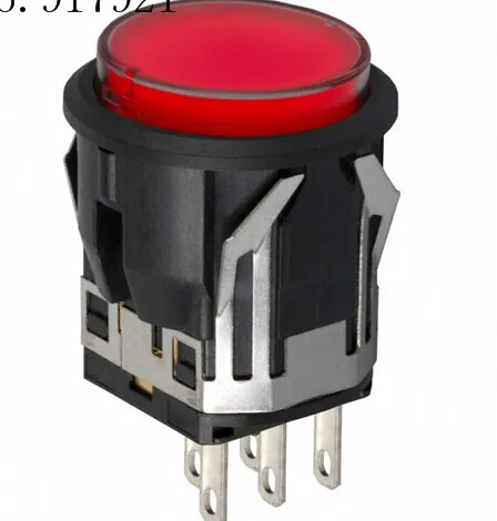 

[ZOB] LB15CKW01-5C-JC imported from Japan nkk day open LB-15CK embedded miniature illuminated pushbutton switch --5PCS/LOT