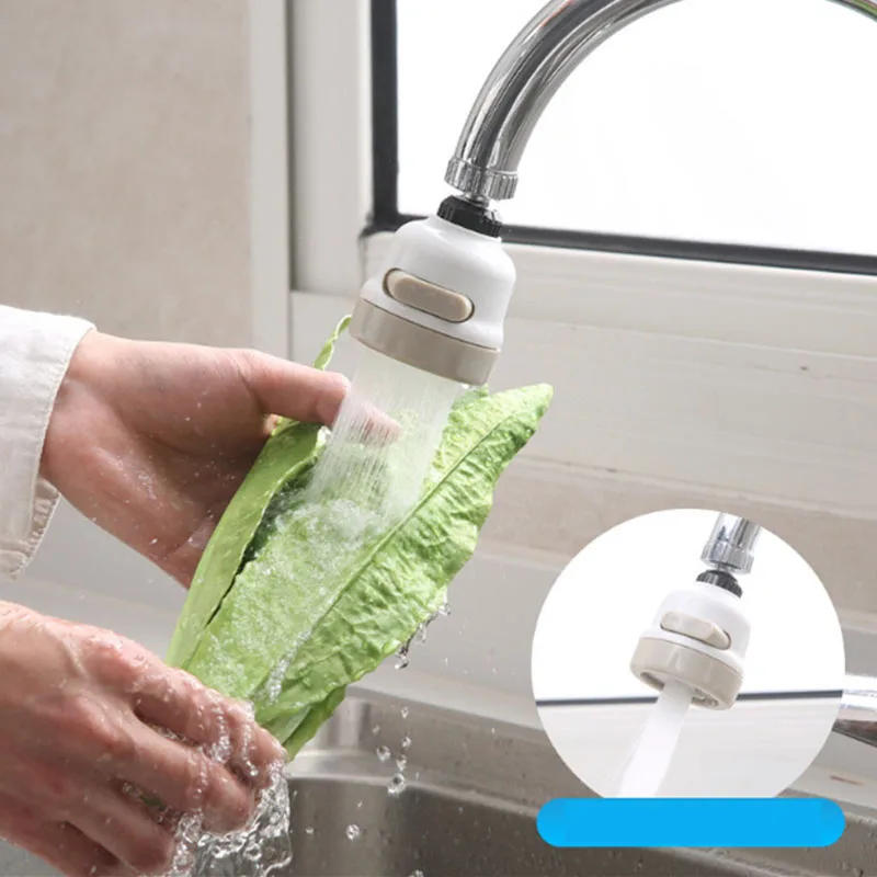 

Water Saving Shower Head Adjustable Tap Nozzle Swivel Aerator Filter Sprayer Spout Dual Water Spouts Kitchen 1C