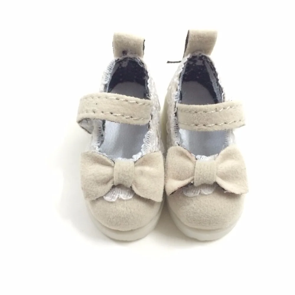 BEIOUFENG бабочка дизайн галстук-бабочка кукла обувь для Тряпичные куклы, текстильная кукольная обувь 1/6 BJD обувь 5 см кроссовки для кукол одна пара