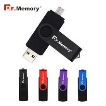 64 Гб OTG USB флэш-накопители для Android мобильных телефонов планшеты 32 Гб красочные металлические флешки персонализированные OTG внешняя карта памяти