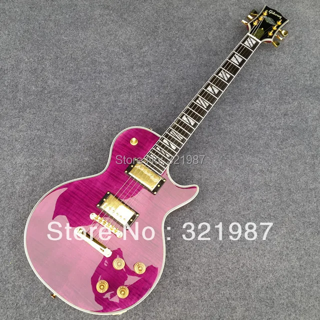 Best price at $280 Cheap Purple Electric Guitar Best OEM Musical instruments free shipping