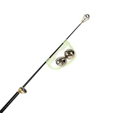 Светящийся Морской рыболовный Фидер 50 мм рыболовный колокольчик двойной стержень наконечник рыбный колокольчик сигнализация рыболовные снасти аксессуары 10 шт s