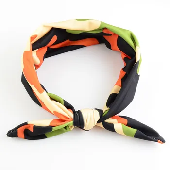 

40pcs/lot Baby Girl Camouflage rabbit ears Headband New Born Baby Headband 7 color