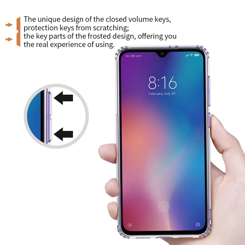 Nillkin для Xiaomi Mi 9 SE Qi беспроводной зарядный комплект Беспроводное зарядное устройство+ type C зарядный приемник+ ТПУ чехол для Xiaomi Mi 9 SE 9SE