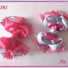 12 шт 4," Бутик бант для волос, бутик забавные, для волос Лук Смешанных Цветов девушка заколки для волос