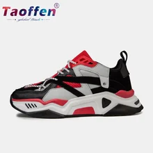 Taoffen/дышащая прогулочная обувь для мужчин; спортивная обувь; мужские кроссовки; Zapatos Corrientes De Verano chaussure homme; размеры 39-44