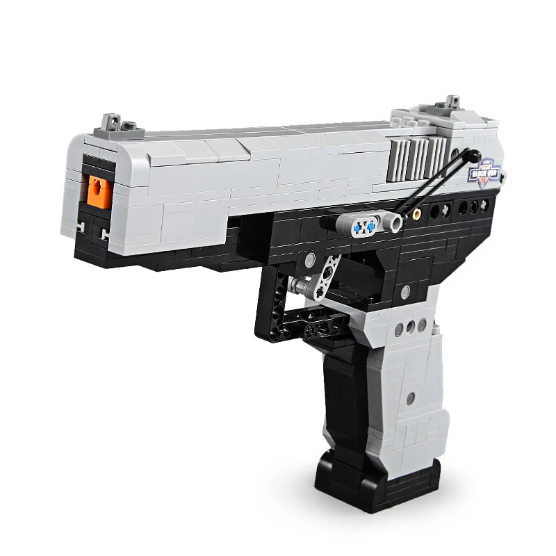 Military SWAT GUNs Building Blocks Bricks Set Revolver Pistol Power M23 98K AK47 Rifle Submachine WW2 Weapons Model Toy For Boys