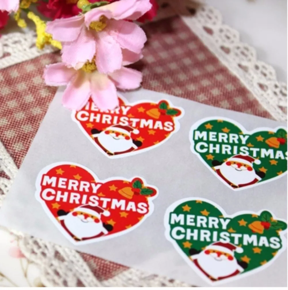 Buy 160pcs DIY Scrapbooking Merry Christmas Kraft